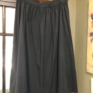 Michael Stars gathered midi skirt